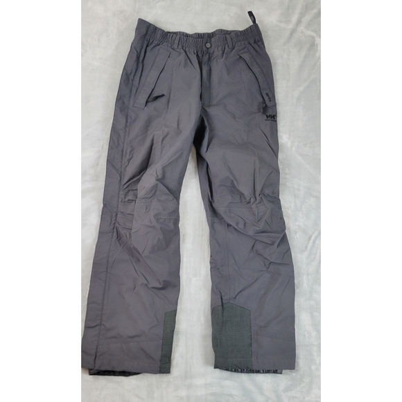 Helly Hansen Mens equipe Snow Pants Ski Snowboard Size Medium Gray full zip vent - Picture 1 of 16